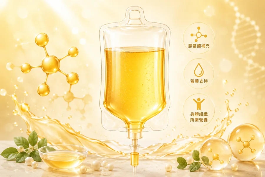 分子結構與金黃色點滴袋